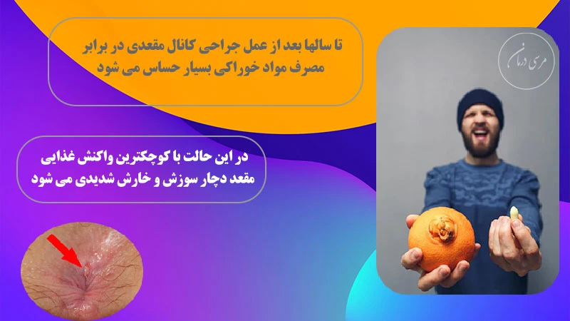 سوزش مقعد بعد از عمل جراحی لیزر شقاق خیلی شایع است